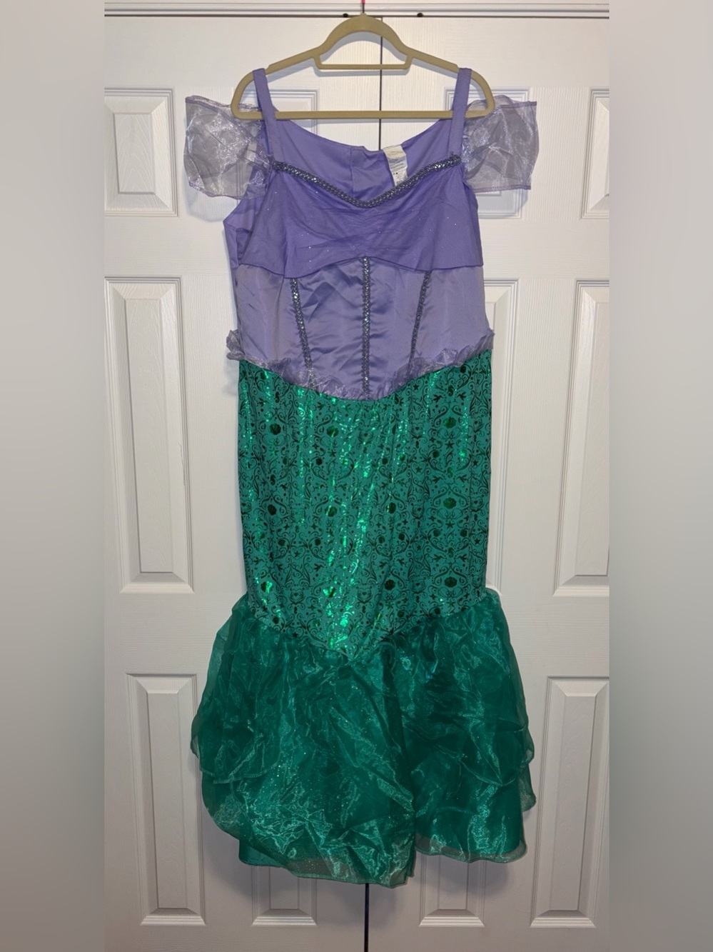 Disney Purple and Green Mermaid Costume Dress
